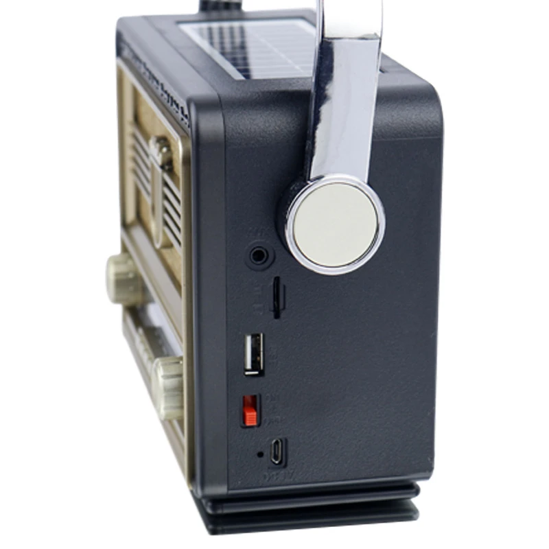 رادیو اسپیکر بلوتوثی رم و فلش خور خورشیدی Meier M-528BT-S