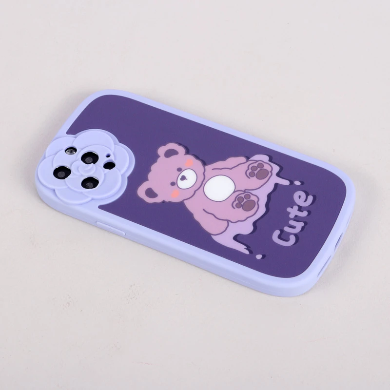 قاب فانتزی Cute Bear محافظ لنزدار iPhone 12 Pro Max