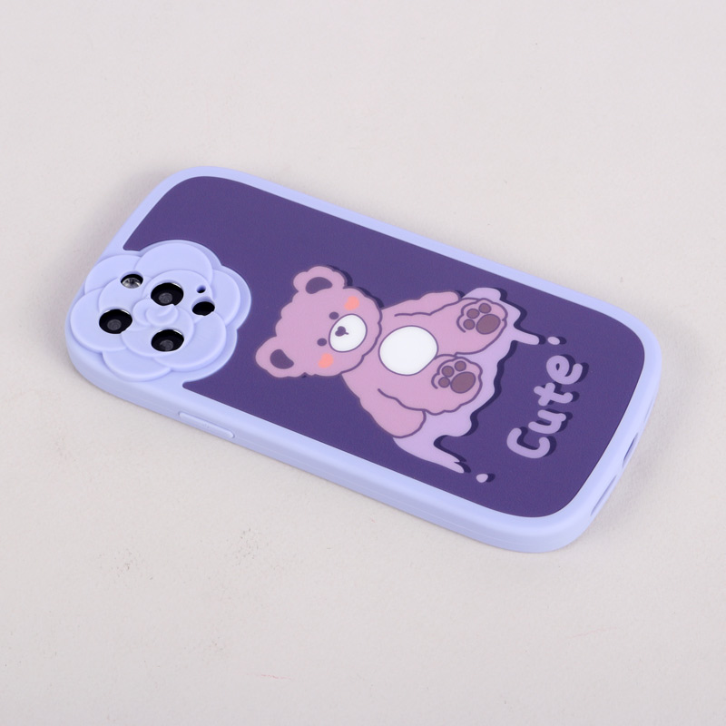 قاب فانتزی Cute Bear محافظ لنزدار iPhone 12 Pro Max
