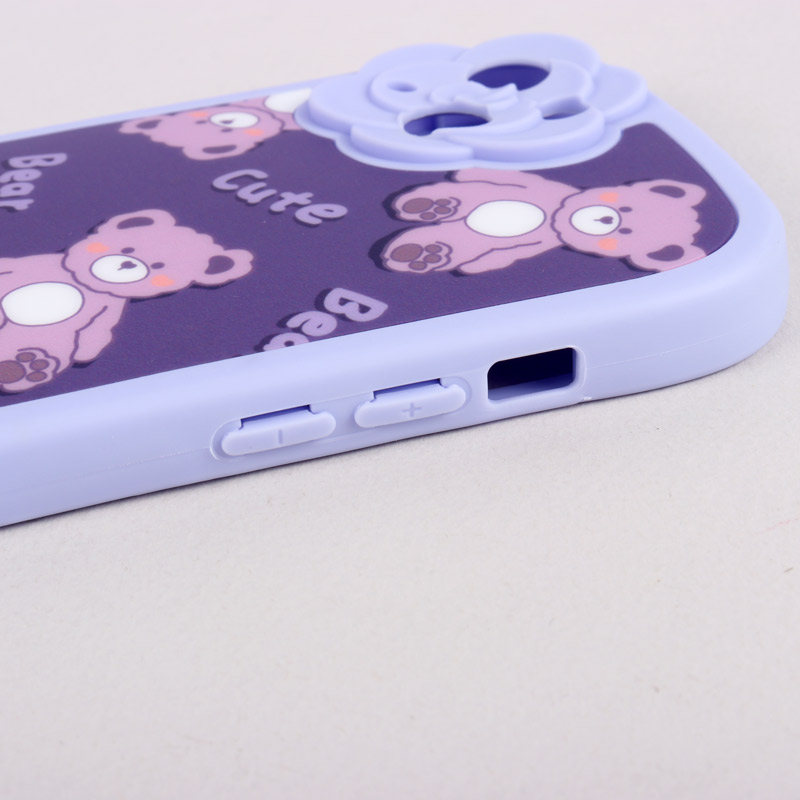 قاب فانتزی Cute Bear محافظ لنزدار iPhone 13