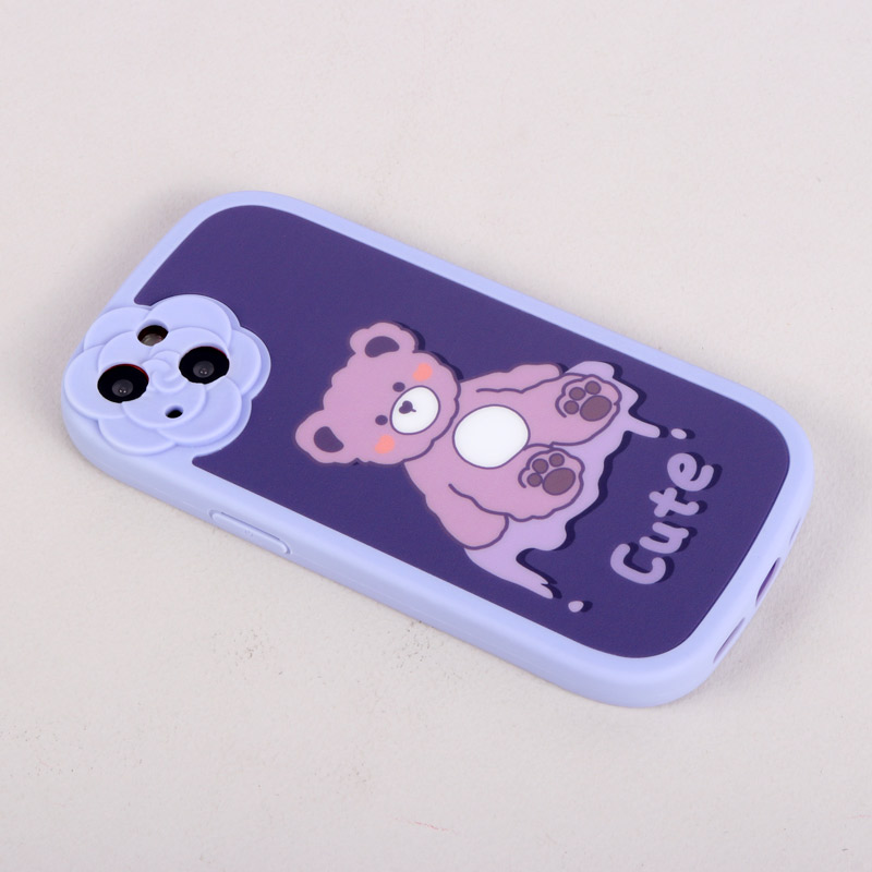 قاب فانتزی Cute Bear محافظ لنزدار iPhone 13