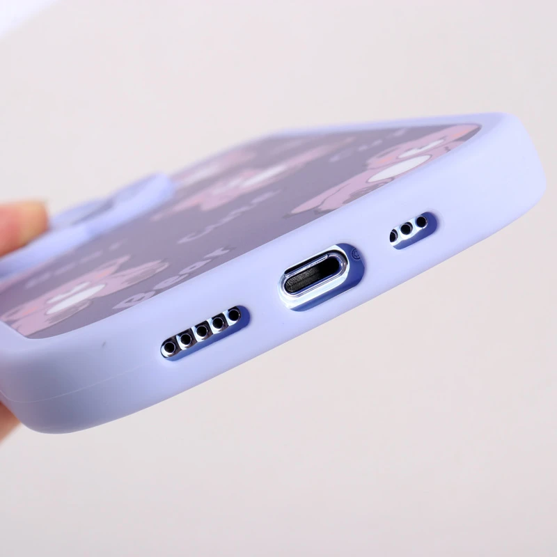 قاب فانتزی Cute Bear محافظ لنزدار iPhone 13 Pro