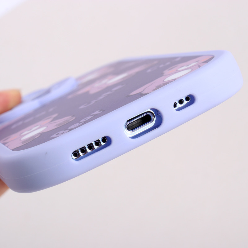 قاب فانتزی Cute Bear محافظ لنزدار iPhone 13 Pro