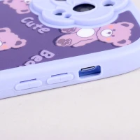 قاب فانتزی Cute Bear محافظ لنزدار iPhone 13 Pro
