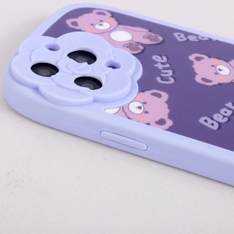 قاب فانتزی Cute Bear محافظ لنزدار iPhone 13 Pro Max