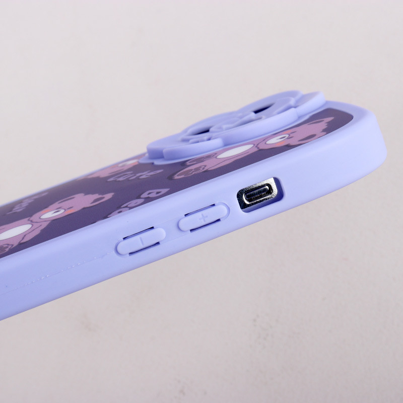 قاب فانتزی Cute Bear محافظ لنزدار iPhone 13 Pro Max