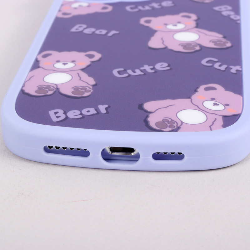 قاب فانتزی Cute Bear محافظ لنزدار iPhone 13 Pro Max