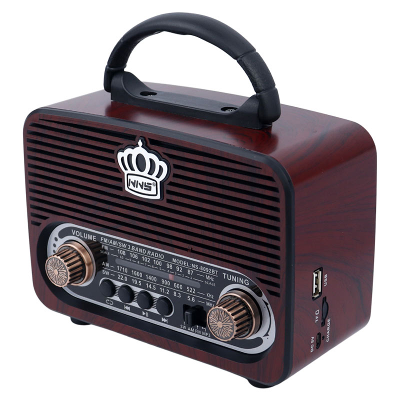 رادیو اسپیکر بلوتوثی رم و فلش خور NNS NS-8029BT