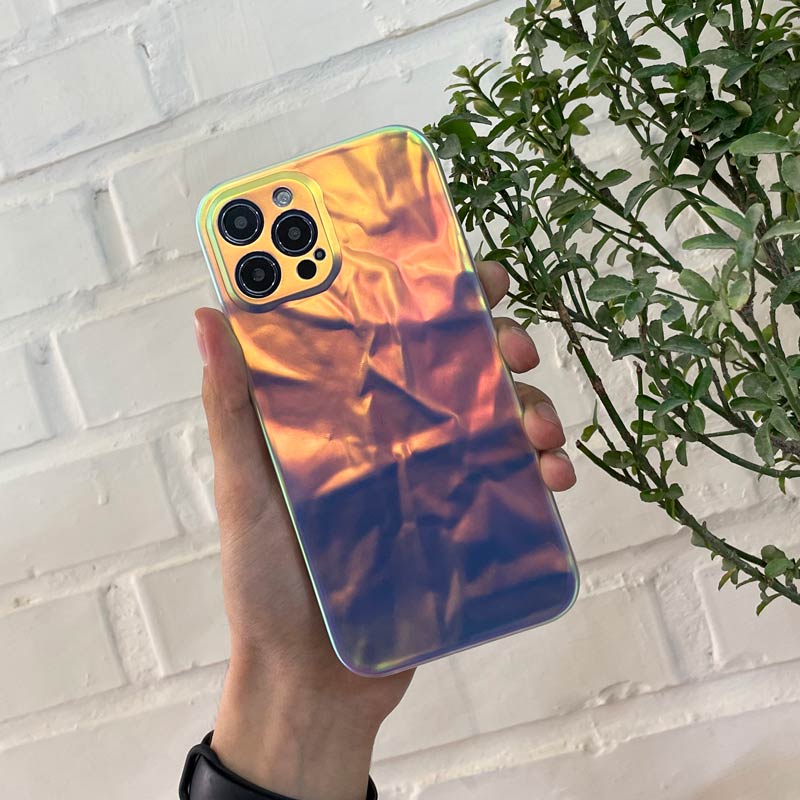قاب شمعی هولوگرامی محافظ لنزدار iPhone 12 Pro Max