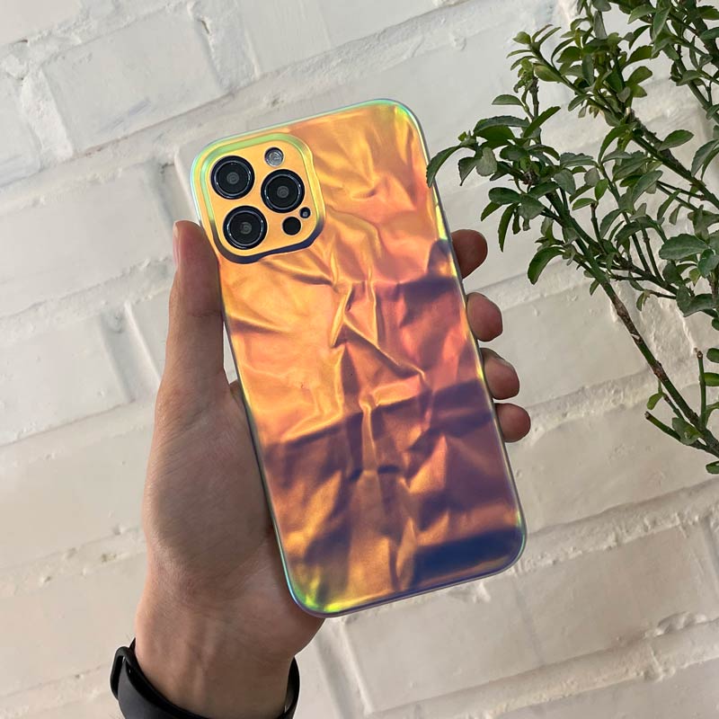 قاب شمعی هولوگرامی محافظ لنزدار iPhone 12 Pro Max