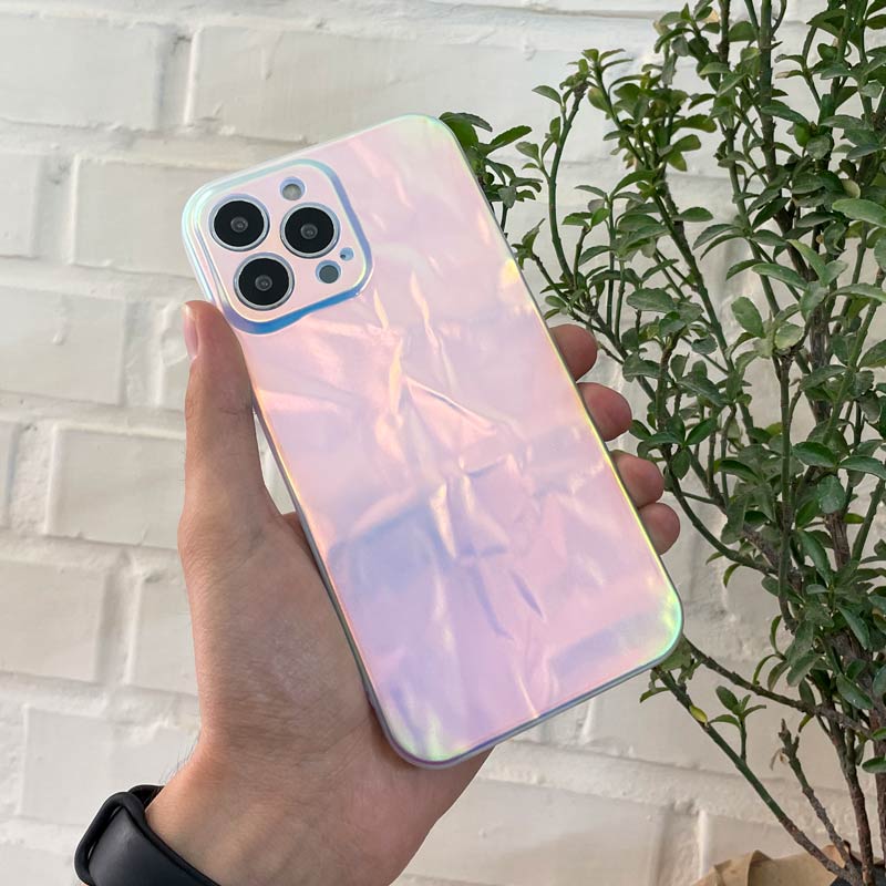 قاب شمعی هولوگرامی محافظ لنزدار iPhone 13 Pro Max