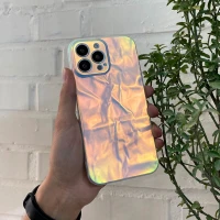 قاب شمعی هولوگرامی محافظ لنزدار iPhone 13 Pro Max