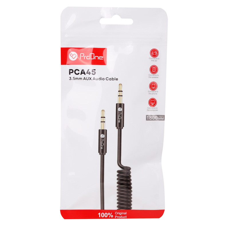 کابل فنری ProOne PCA45 AUX 1.8m