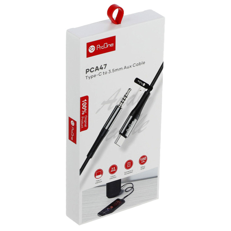 کابل تبدیل ProOne PCA47 Type-C To AUX 1m