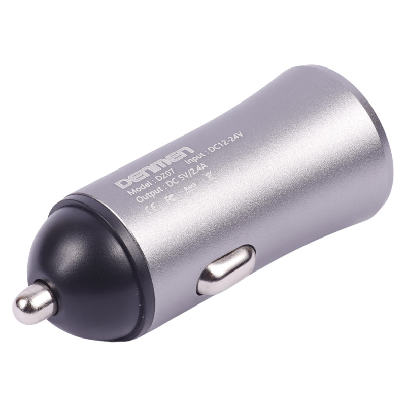 شارژر فندکی فست شارژ Denmen DZ07 2.4A 12W