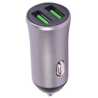 شارژر فندکی فست شارژ Denmen DZ07 2.4A 12W