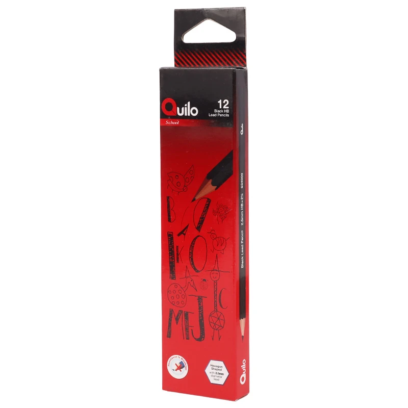 مداد مشکی کوییلو Quilo 634000 بسته 12 عددی