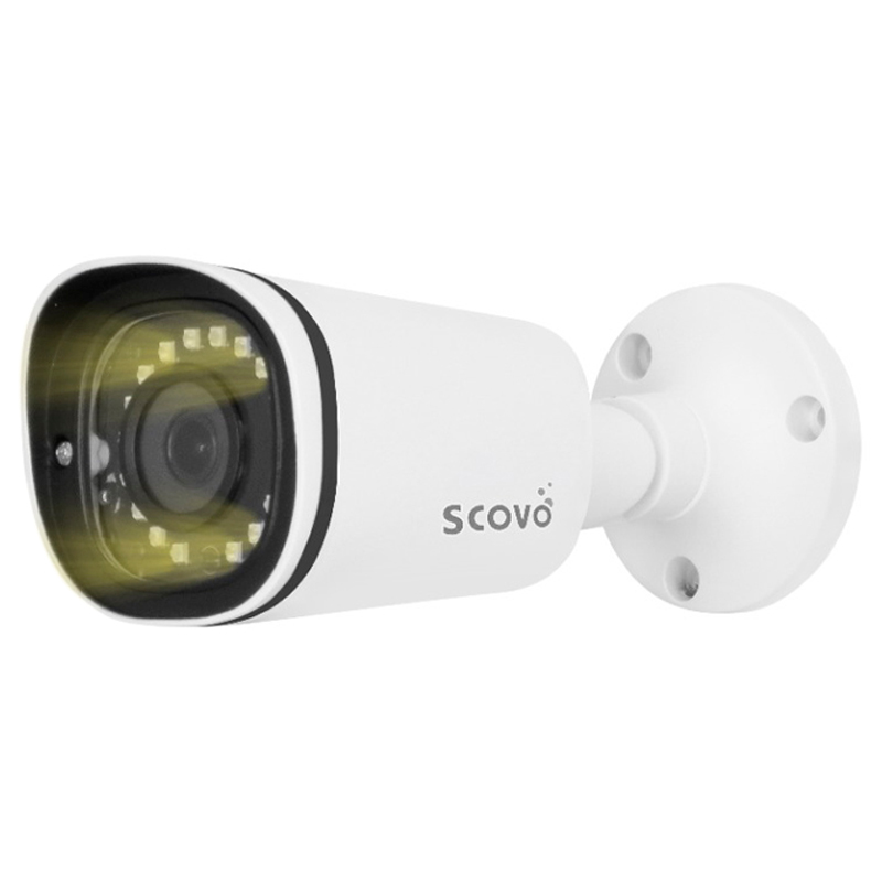 دوربین مداربسته تحت شبکه SCOVO SC-IP-618R 4MP Warm Light