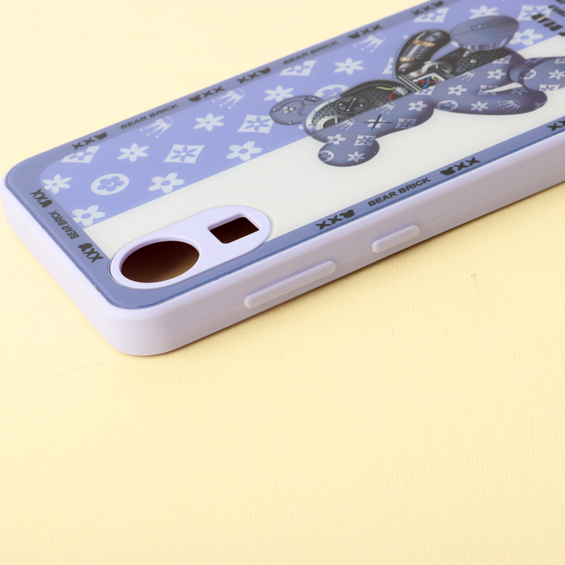 قاب پشت گلسی Robot Bear محافظ لنزدار Samsung Galaxy A03 Core