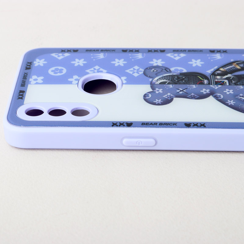 قاب پشت گلسی Robot Bear محافظ لنزدار Samsung Galaxy A10s