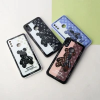 قاب پشت گلسی Robot Bear محافظ لنزدار Samsung Galaxy A10s