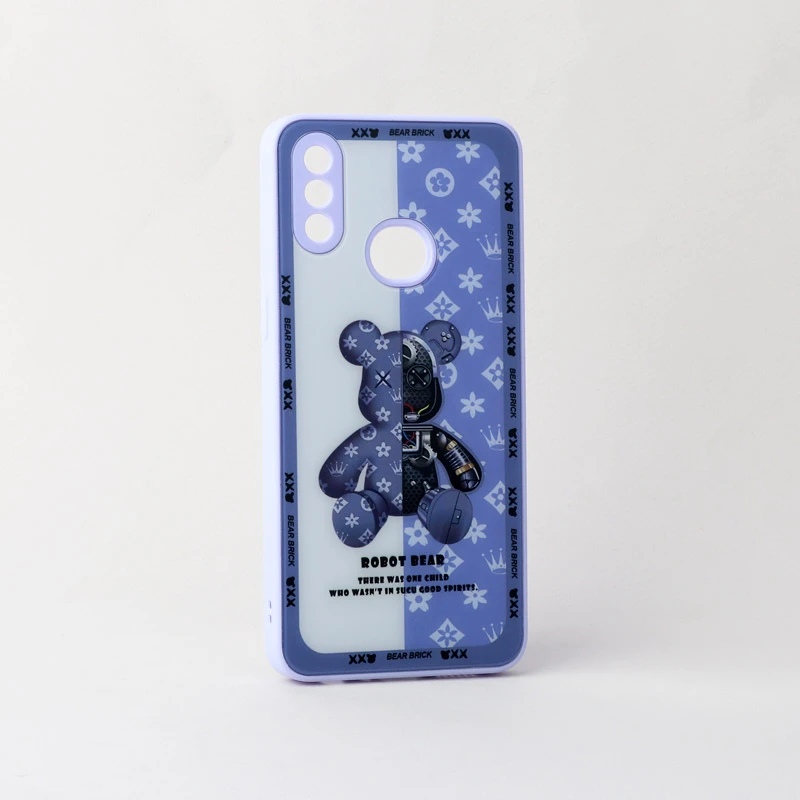 قاب پشت گلسی Robot Bear محافظ لنزدار Samsung Galaxy A10s