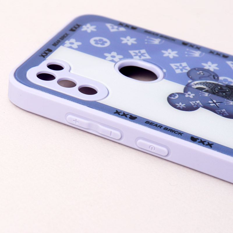 قاب پشت گلسی Robot Bear محافظ لنزدار Samsung Galaxy A11