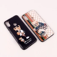 قاب فانتزی طرحدار پسرانه محافظ لنزدار + پاپ سوکت Samsung Galaxy A11 سری R