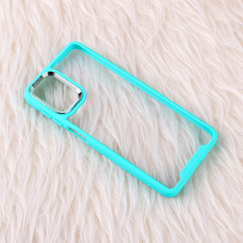 قاب PC متال ایرون Samsung Galaxy A12 سبزآبی