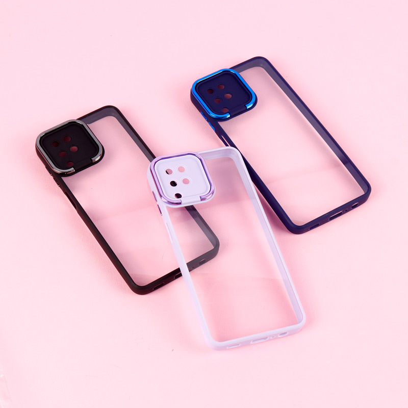 قاب PC سامسونگ Galaxy A12 / M12 متال ایرون محافظ لنزدار