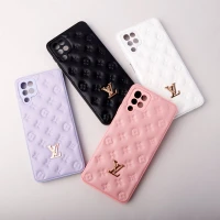 قاب پافر چرمی LV محافظ لنزدار Samsung Galaxy A12