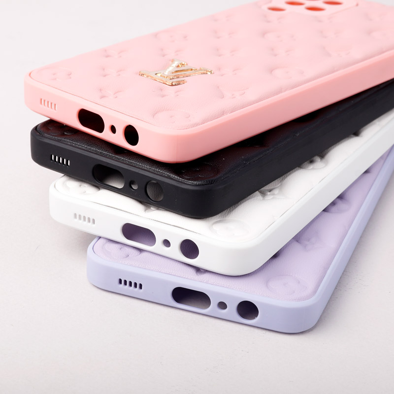 قاب پافر چرمی LV محافظ لنزدار Samsung Galaxy A12