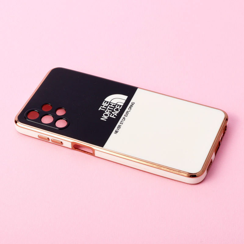 قاب دو رنگ سفید مشکی My Case محافظ لنزدار Samsung Galaxy A13 4G