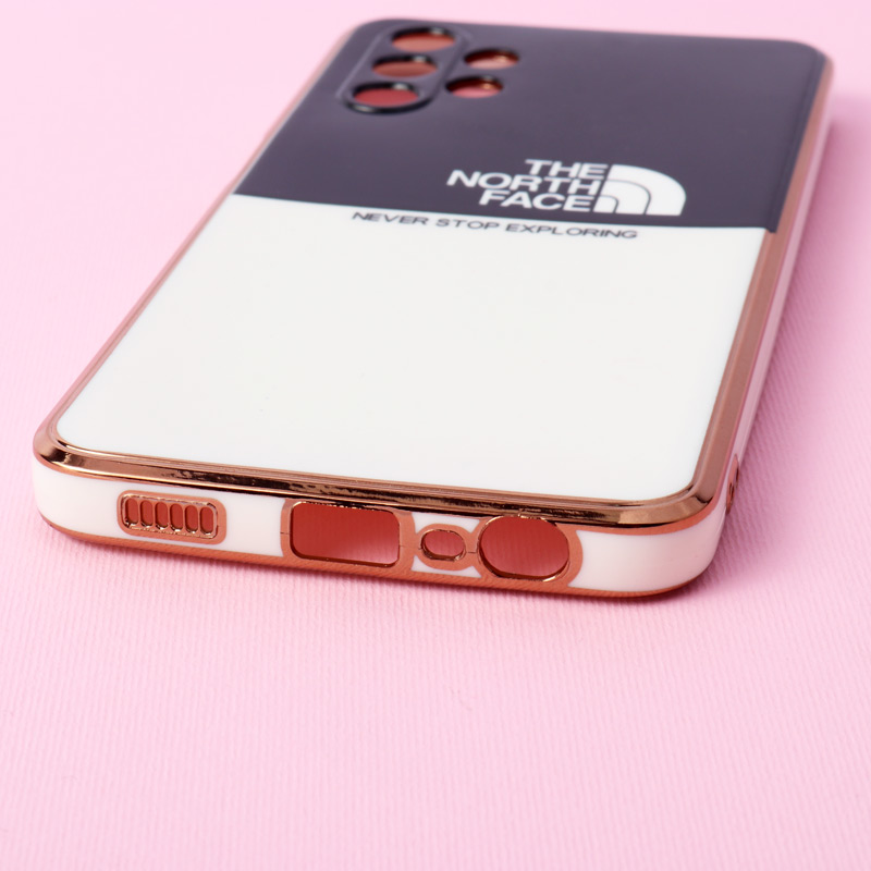 قاب دو رنگ سفید مشکی My Case محافظ لنزدار Samsung Galaxy A13 4G