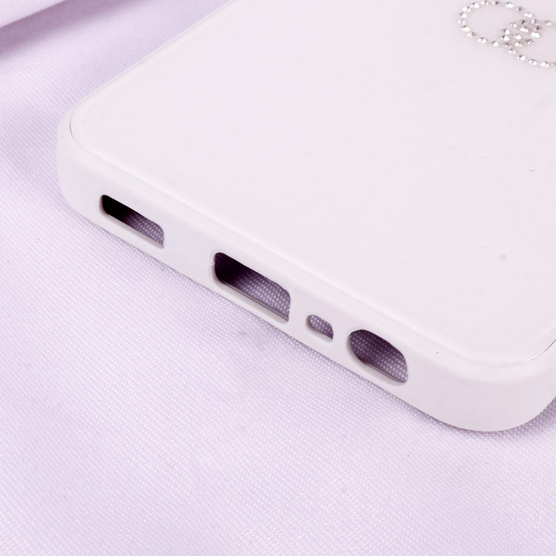 قاب PVD نگین دار Ipefet محافظ لنزدار Samsung Galaxy A13 سفید