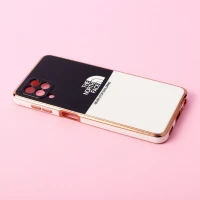 قاب دو رنگ سفید مشکی My Case محافظ لنزدار Samsung Galaxy A22 4G