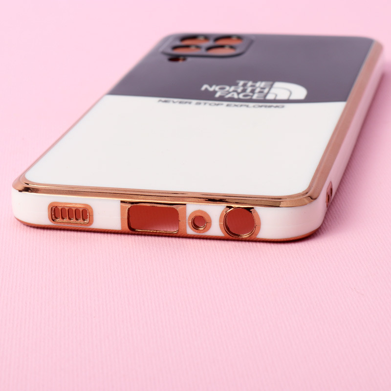 قاب دو رنگ سفید مشکی My Case محافظ لنزدار Samsung Galaxy A22 4G