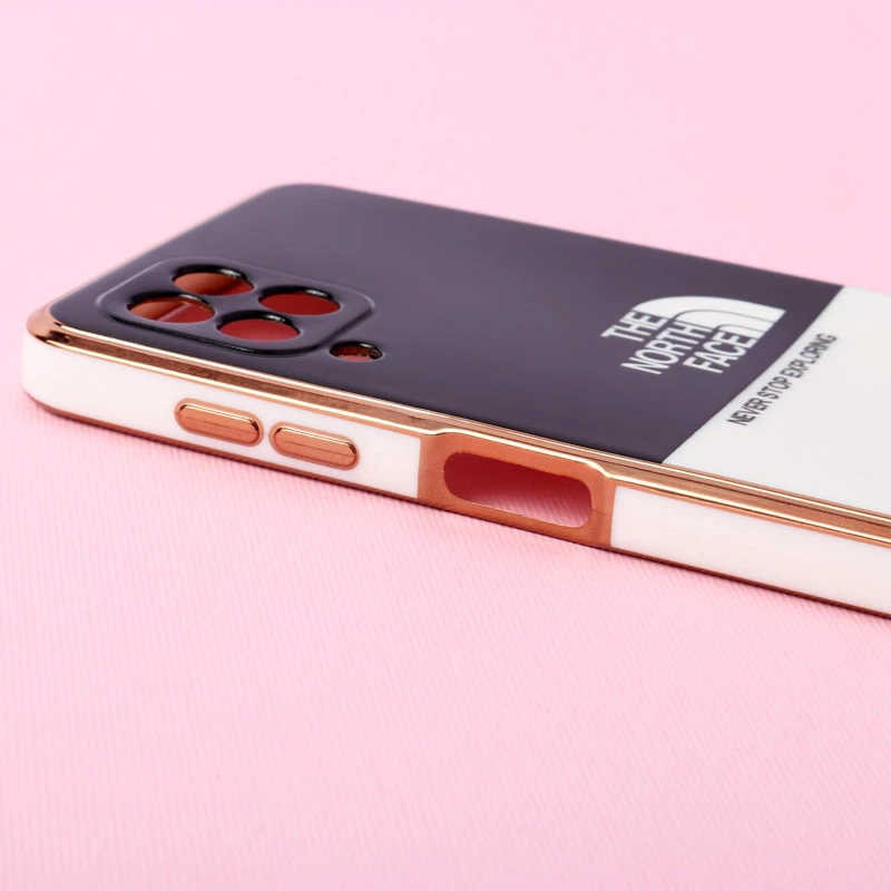 قاب دو رنگ سفید مشکی My Case محافظ لنزدار Samsung Galaxy A22 4G
