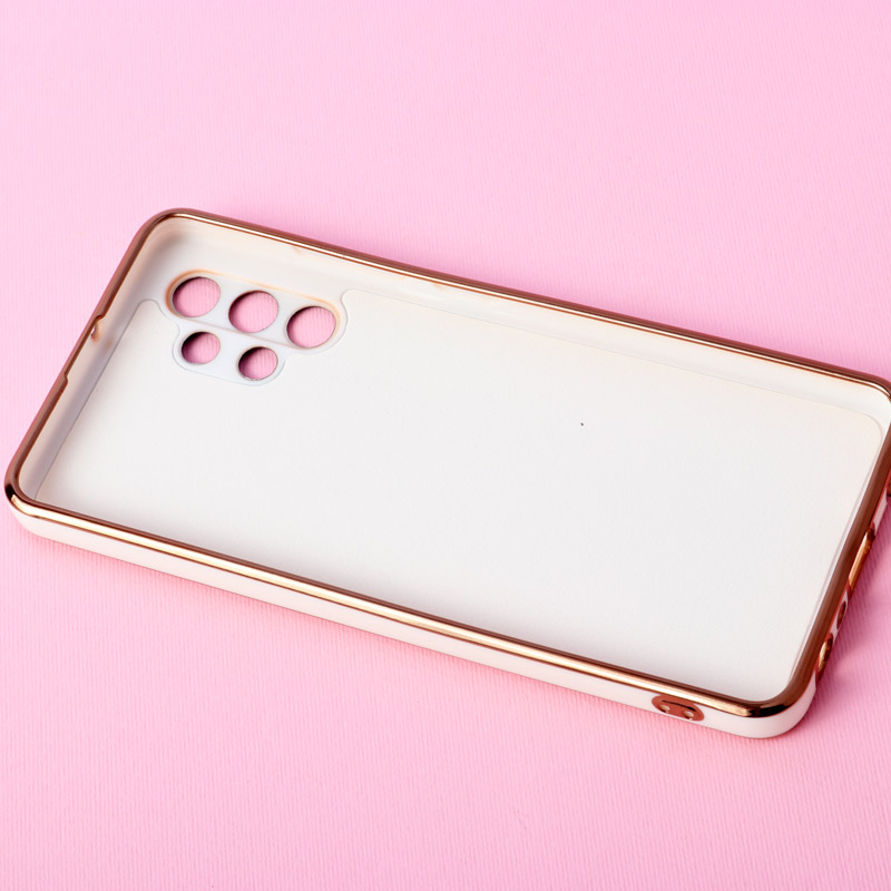 قاب دو رنگ سفید مشکی My Case محافظ لنزدار Samsung Galaxy A32 4G