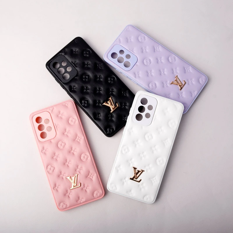قاب پافر چرمی LV محافظ لنزدار Samsung Galaxy A52 / A52s