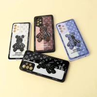 قاب پشت گلسی Robot Bear محافظ لنزدار Samsung Galaxy A52 / A52s