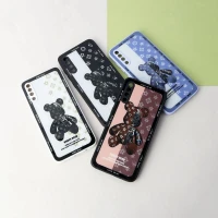 قاب پشت گلسی Robot Bear محافظ لنزدار Samsung Galaxy A70