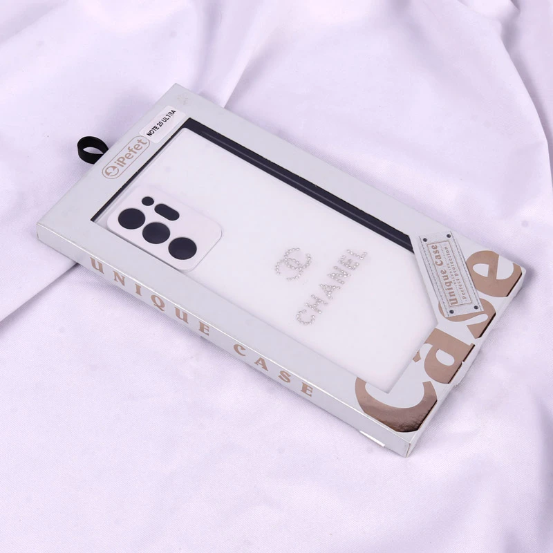 قاب PVD نگین دار Ipefet محافظ لنزدار Samsung Galaxy Note 20 Ultra سفید