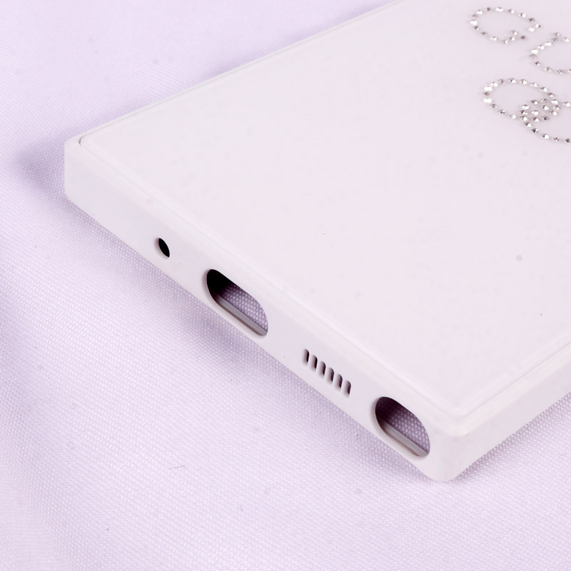 قاب PVD نگین دار Ipefet محافظ لنزدار Samsung Galaxy Note 20 Ultra سفید