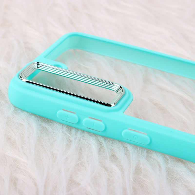 قاب PC متال ایرون Samsung Galaxy S21 FE 5G سبزآبی