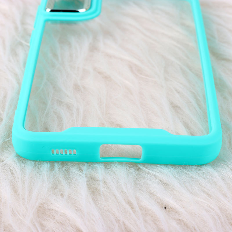 قاب PC متال ایرون Samsung Galaxy S21 FE 5G سبزآبی