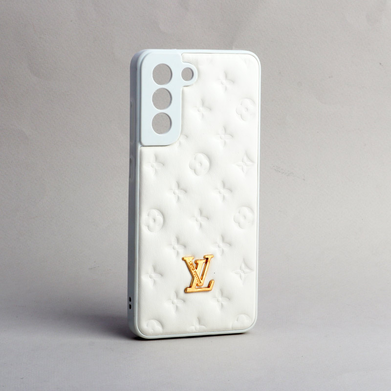 قاب پافر چرمی LV محافظ لنزدار Samsung Galaxy S21 FE 5G