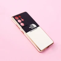 قاب دو رنگ سفید مشکی My Case محافظ لنزدار Samsung Galaxy S21 Ultra
