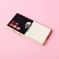قاب دو رنگ سفید مشکی My Case محافظ لنزدار Samsung Galaxy S22 Ultra