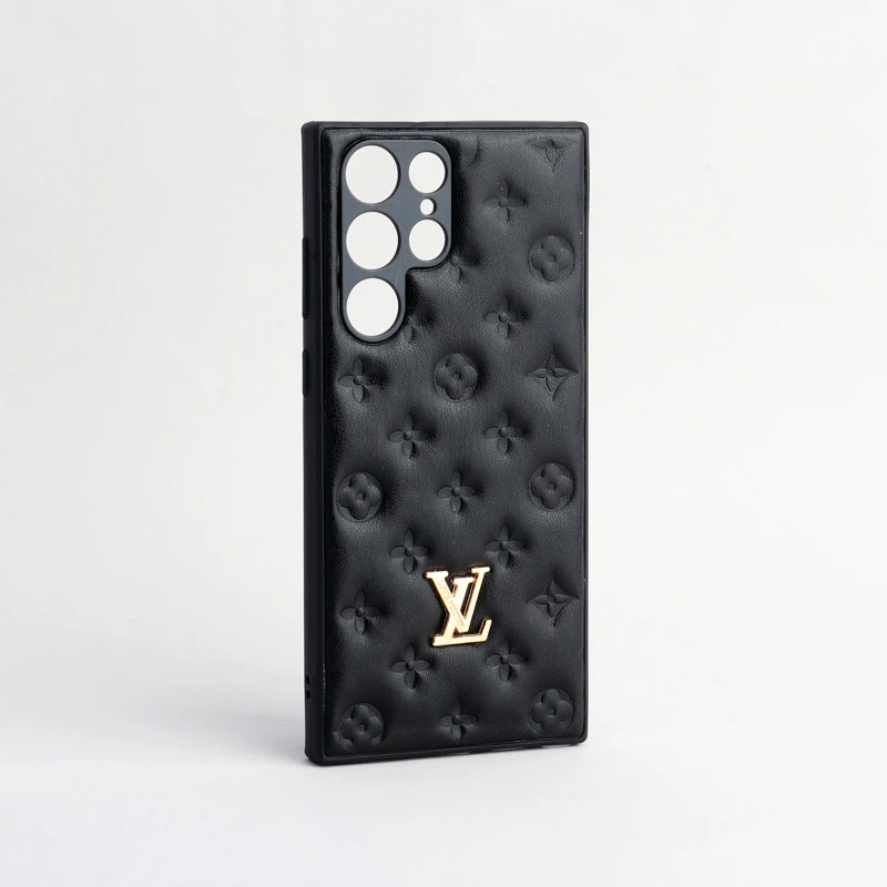 قاب پافر چرمی LV محافظ لنزدار Samsung Galaxy S22 Ultra